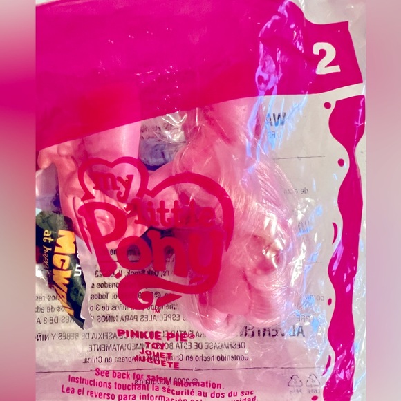 3 2009 My Little Pony McDonalds Happy Meal in Package - Picture 4 of 7